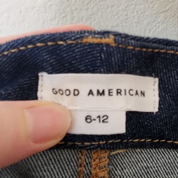 Good American Calik Denim Always Fits Classic Bootcut Jeans 6-12 NWT - Picture 5 of 9